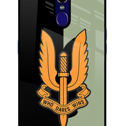 Balidan Logo Oppo F11 Glass Case Back Cover by Casekaro