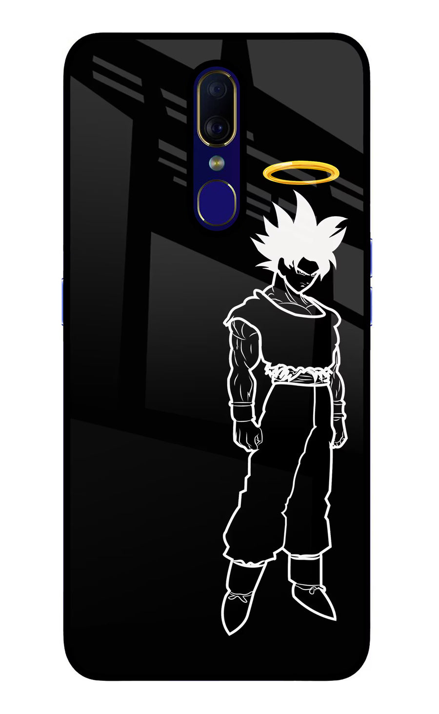 DBS Character Oppo F11 Back Cover, Glass case