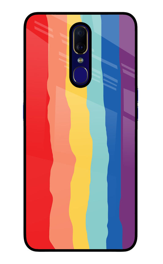 Rainbow Oppo F11 Glass Case
