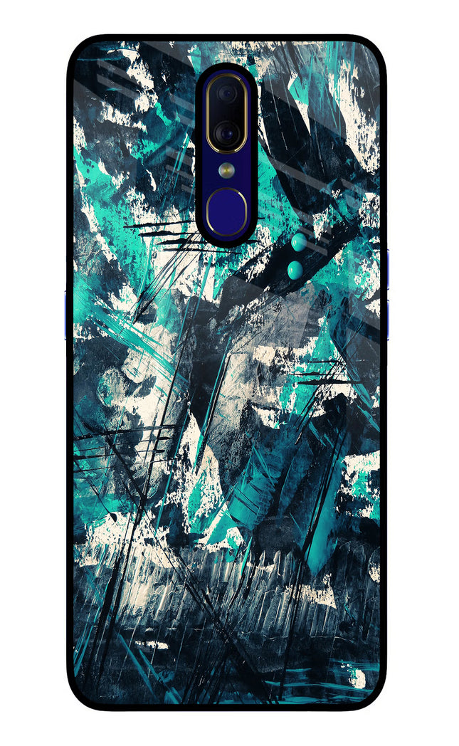 Artwork Oppo F11 Glass Case Back Cover by Casekaro