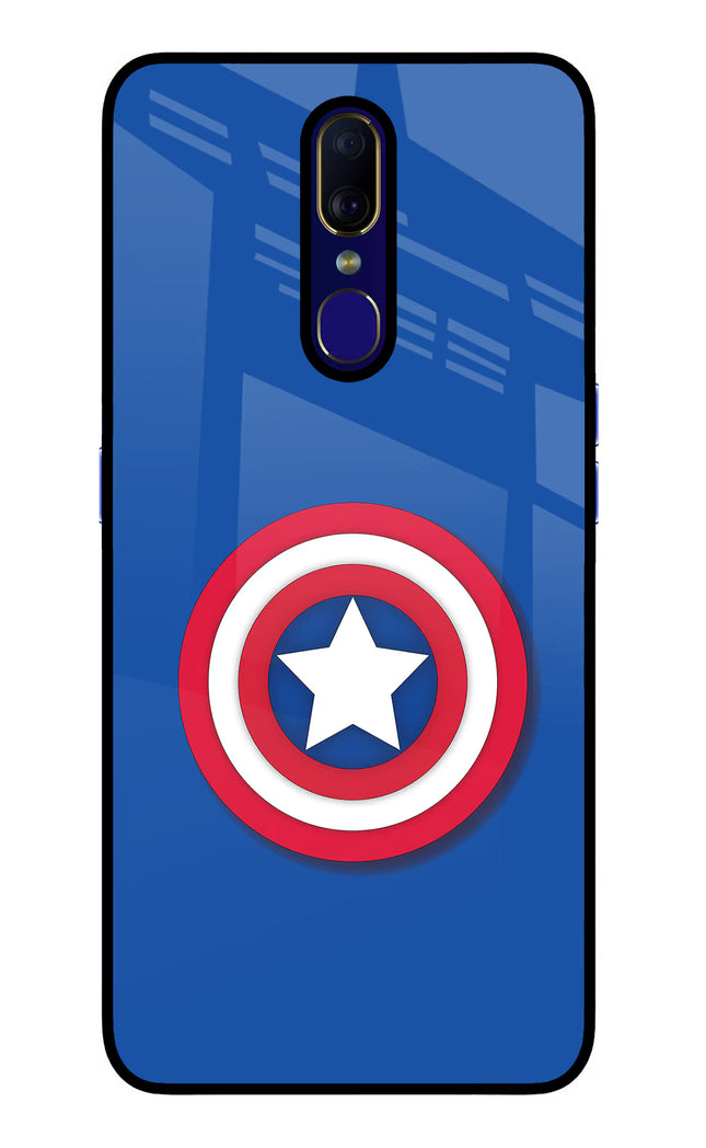 Shield Oppo F11 Glass Case Back Cover by Casekaro