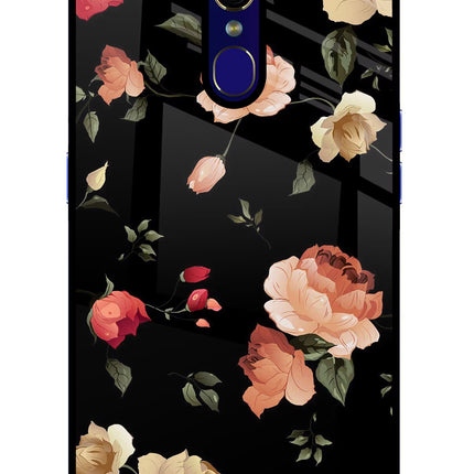 Flowers Oppo F11 Glass Case Back Cover by Casekaro