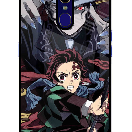 Demon Slayer Oppo F11 Glass Case Back Cover by Casekaro