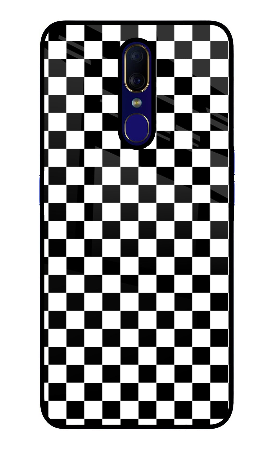 Chess Board Oppo F11 Glass Case