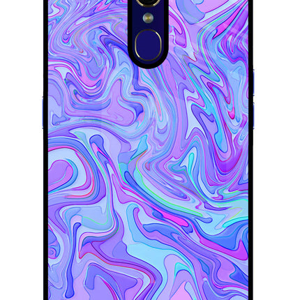 Glitter Oppo F11 Glass Case Back Cover by Casekaro