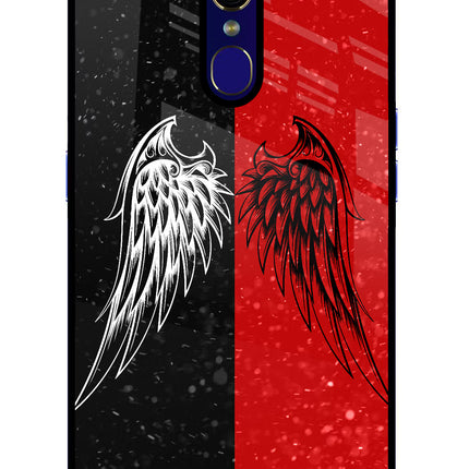 Wings Oppo F11 Glass Case Back Cover by Casekaro