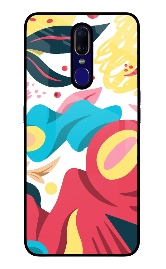 Trippy Art Oppo F11 Glass Case