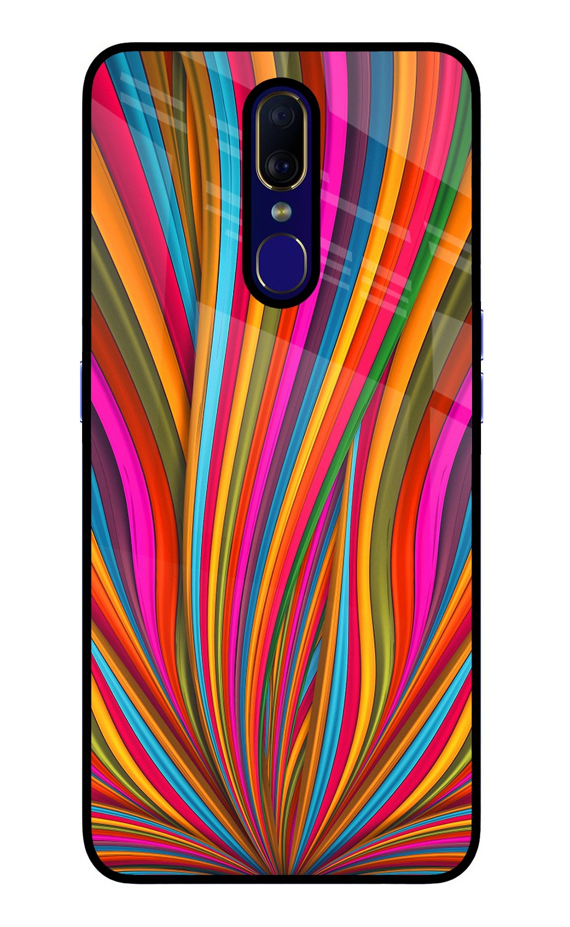 Trippy Wavy Oppo F11 Back Cover