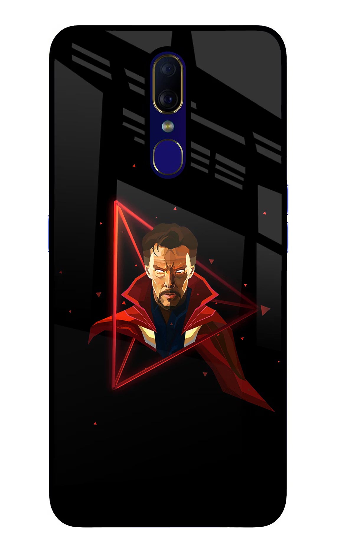 Doctor Ordinary Oppo F11 Glass Case Back Cover by Casekaro