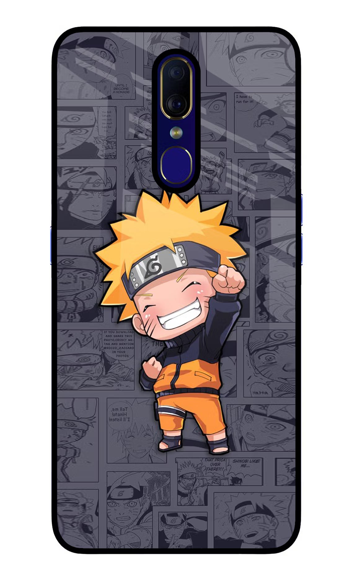 Chota Naruto Oppo F11 Glass Case