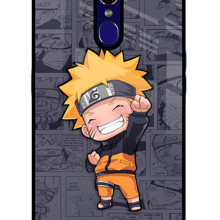 Chota Naruto Oppo F11 Glass Case Back Cover by Casekaro