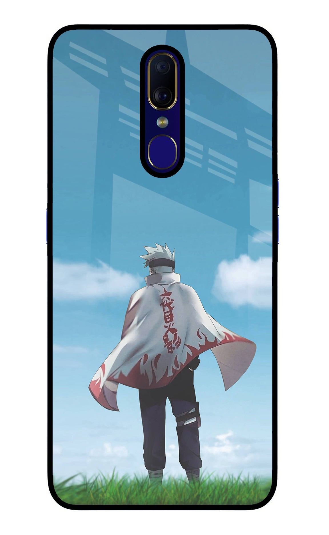 Kakashi Oppo F11 Glass Case