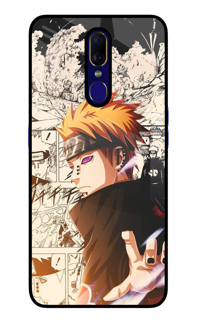 Pain Anime Oppo F11 Glass Case Back Cover by Casekaro