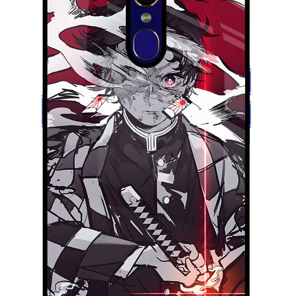 Demon Slayer Oppo F11 Glass Case Back Cover by Casekaro