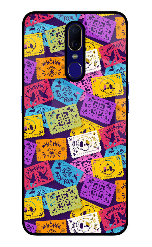 Mexican Pattern Oppo F11 Glass Case