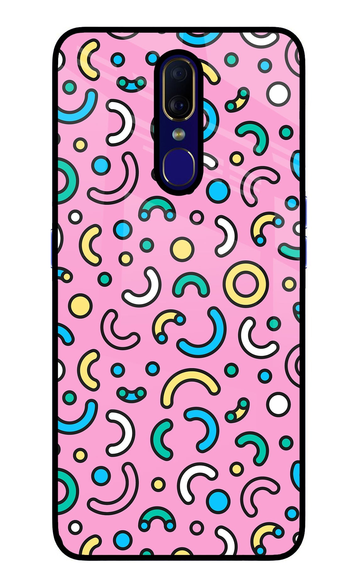 Memphis Design Oppo F11 Back Cover