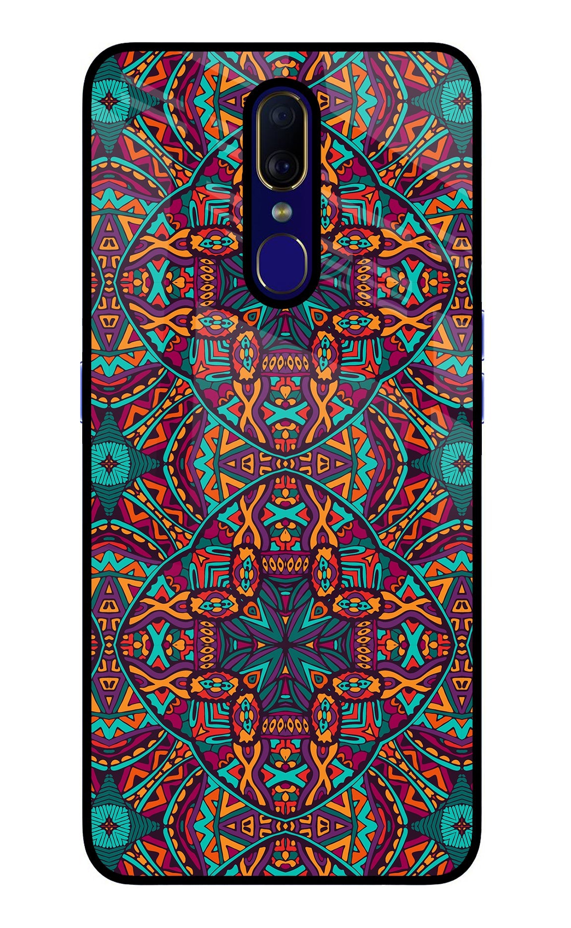 Colour Mandala Oppo F11 Glass Case