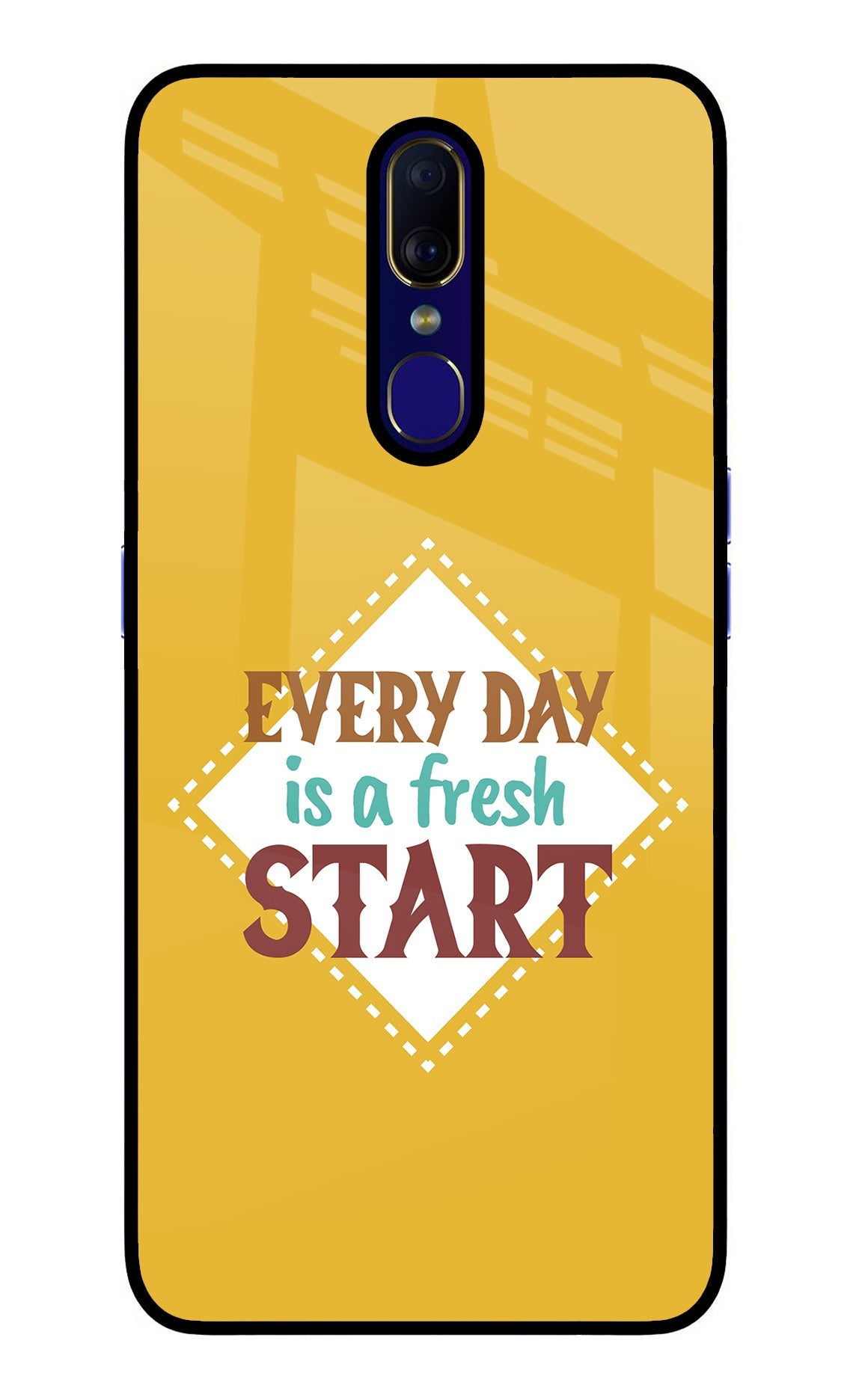 Every day is a Fresh Start Oppo F11 Back Cover