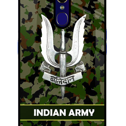 Balidan Indian Logo Oppo F11 Glass Case Back Cover by Casekaro