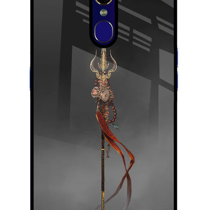 Shiv Trishul Oppo F11 Glass Case Back Cover by Casekaro