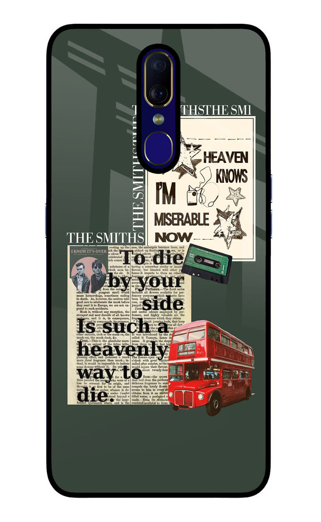 The Smiths Oppo F11 Glass Case Back Cover by Casekaro