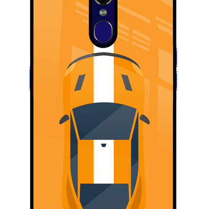 Highway Pursuit Oppo F11 Glass Case Back Cover by Casekaro
