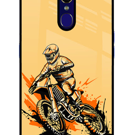 Off-Road Fury Oppo F11 Glass Case Back Cover by Casekaro