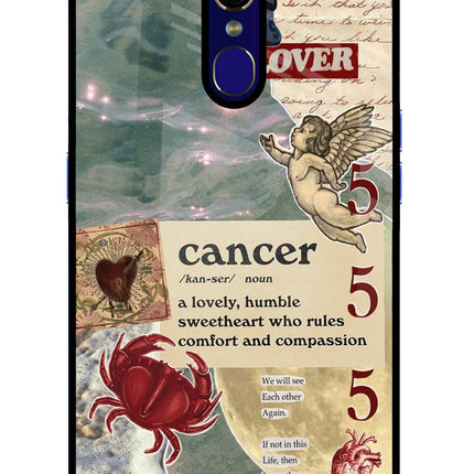 Cancer Zodiac Oppo F11 Glass Case Back Cover by Casekaro