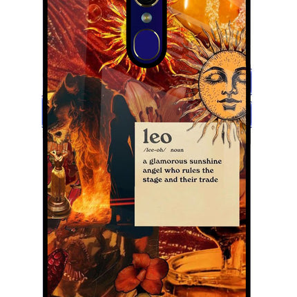 Leo Zodiac Oppo F11 Glass Case Back Cover by Casekaro