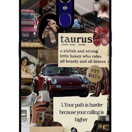 Taurus Zodiac Oppo F11 Glass Case Back Cover by Casekaro
