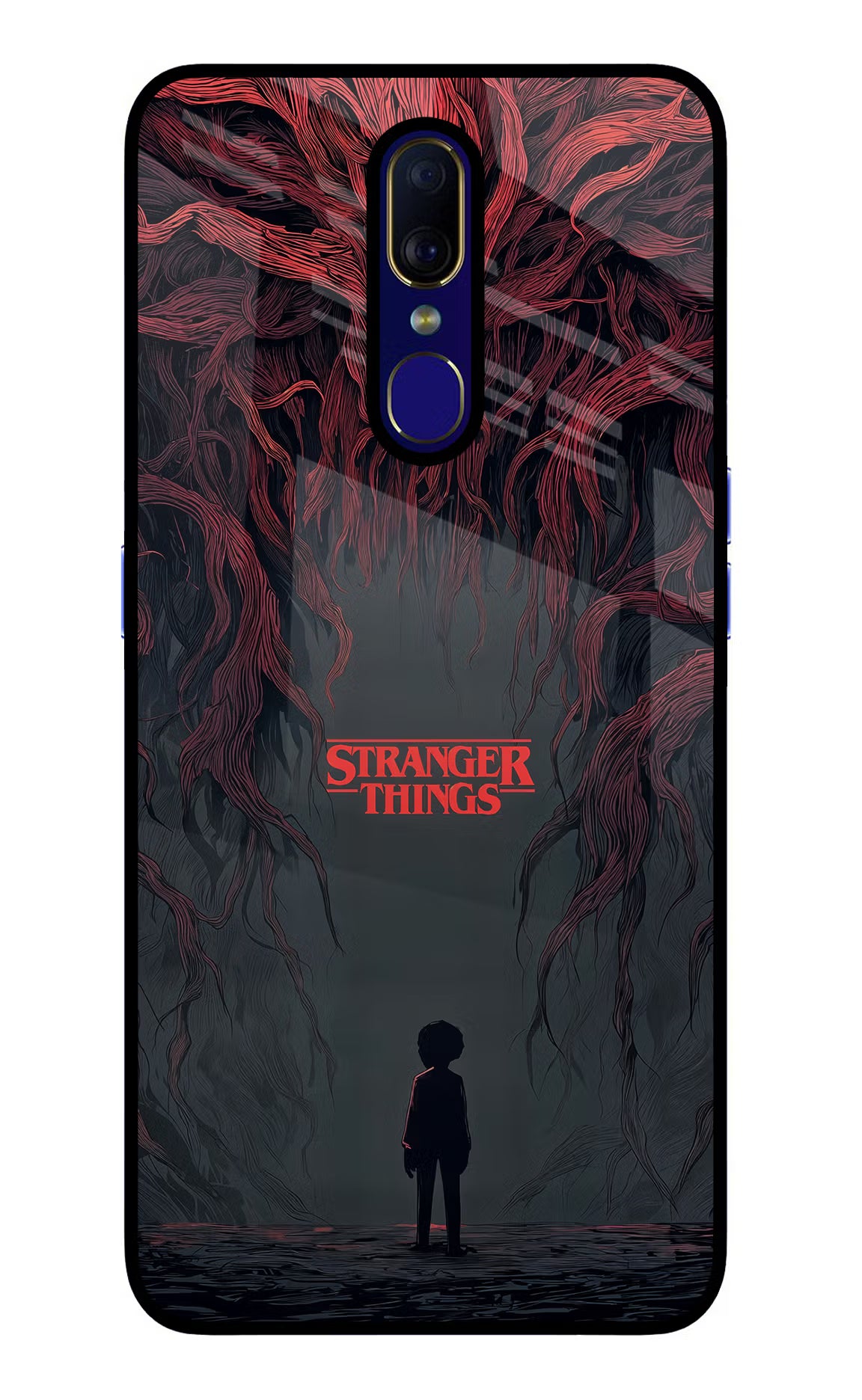 Ordinary Things Dark Side Oppo F11 Glass Case Back Cover by Casekaro