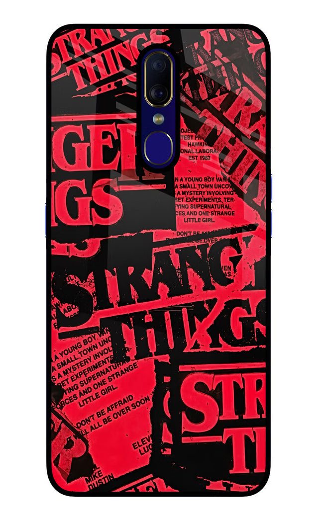 Ordinary Things Oppo F11 Glass Case Back Cover by Casekaro