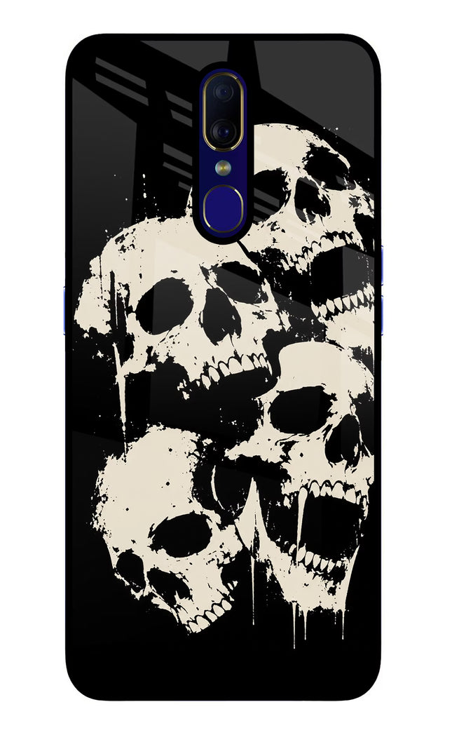 Dead Stack Oppo F11 Glass Case Back Cover by Casekaro