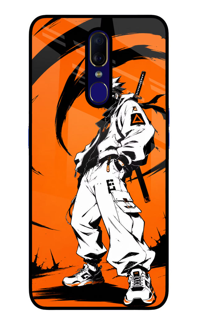 Street Samurai  Oppo F11 Glass Case Back Cover by Casekaro