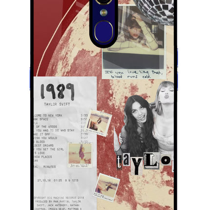 Taylor Swift Oppo F11 Glass Case Back Cover by Casekaro