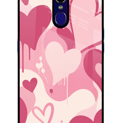 Hearty case Oppo F11 Glass Case Back Cover by Casekaro