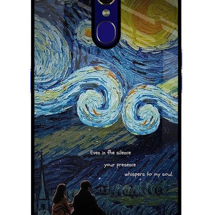 Softcore Oppo F11 Glass Case Back Cover by Casekaro