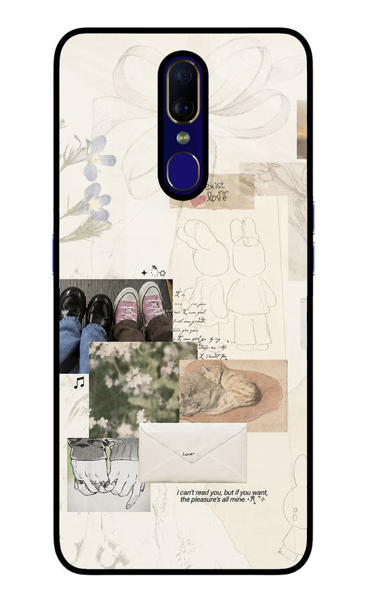 Soft Aesthetic Oppo F11 Glass Case
