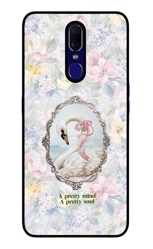 Pretty Mind Pretty Soul Oppo F11 Glass Case