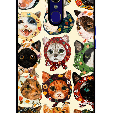 Cool Cat Oppo F11 Glass Case Back Cover by Casekaro