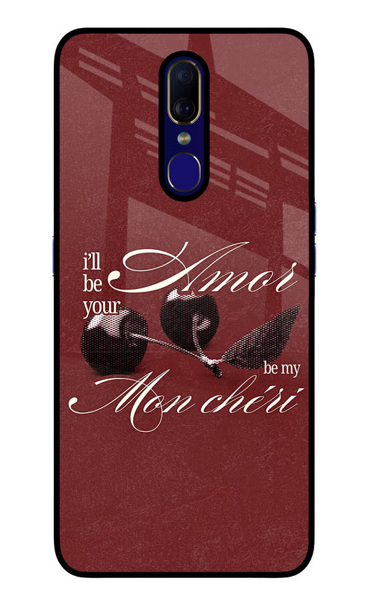 Velvet Cherry Oppo F11 Glass Case