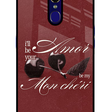 Velvet Cherry Oppo F11 Glass Case Back Cover by Casekaro