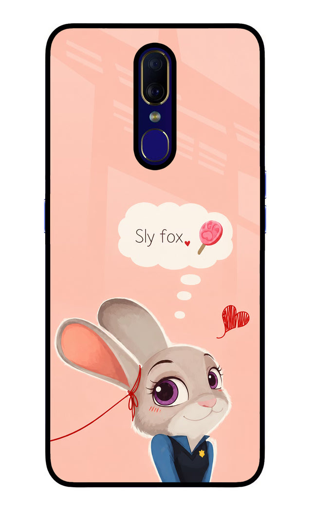 Judy Charm Oppo F11 Glass Case Back Cover by Casekaro