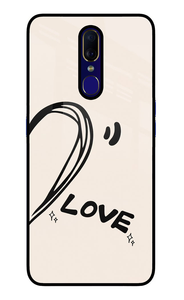 Soul Line Oppo F11 Glass Case Back Cover by Casekaro