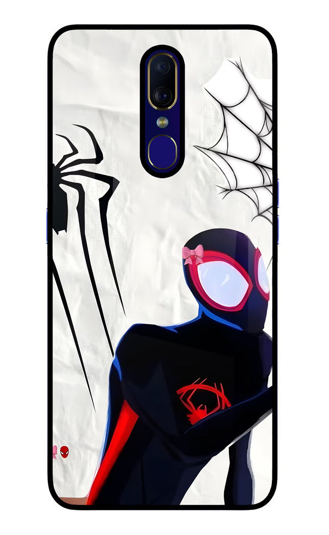 Miles Verse Oppo F11 Glass Case Back Cover by Casekaro
