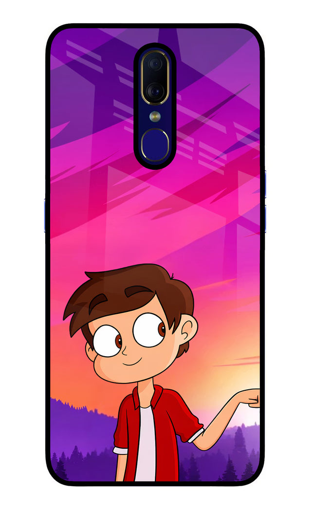 Marco Sunset Oppo F11 Glass Case Back Cover by Casekaro