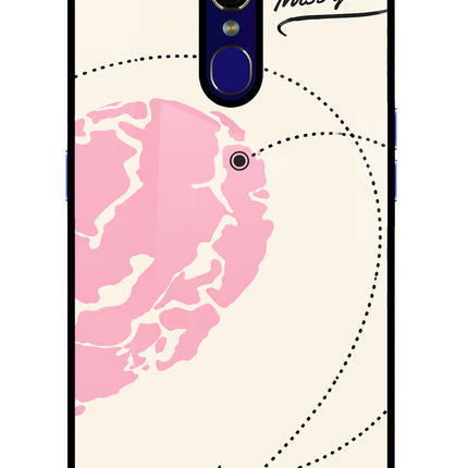 Miss Orbit Oppo F11 Glass Case Back Cover by Casekaro