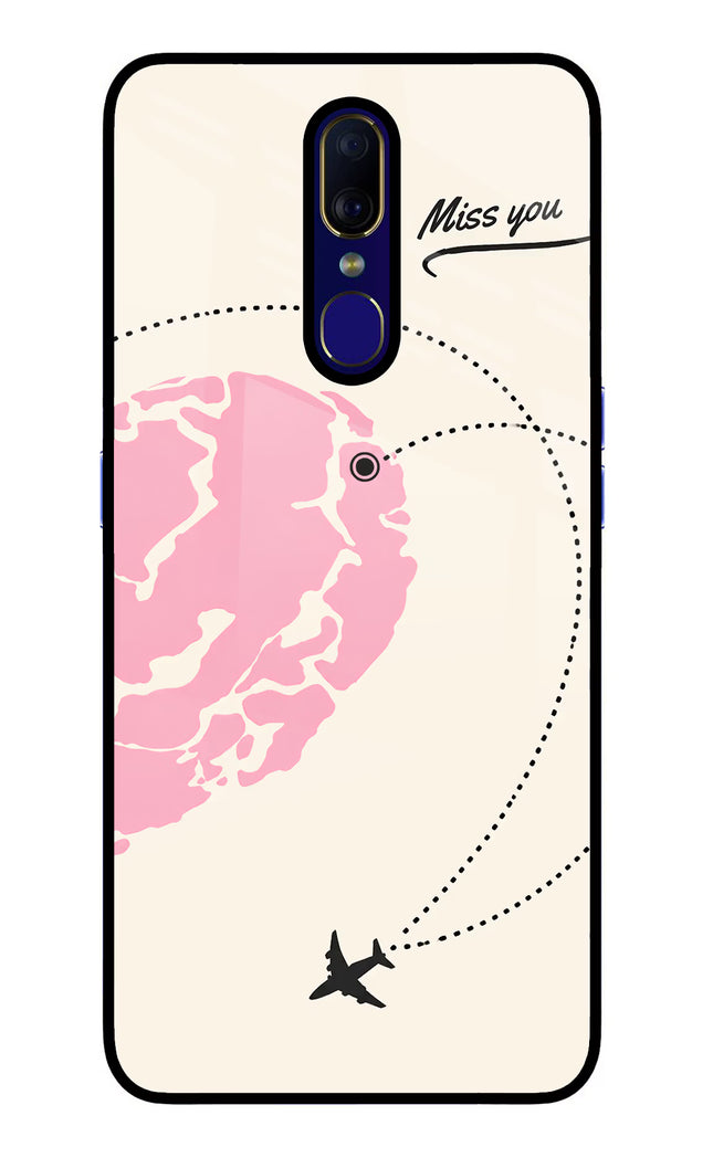 Miss Orbit Oppo F11 Glass Case Back Cover by Casekaro