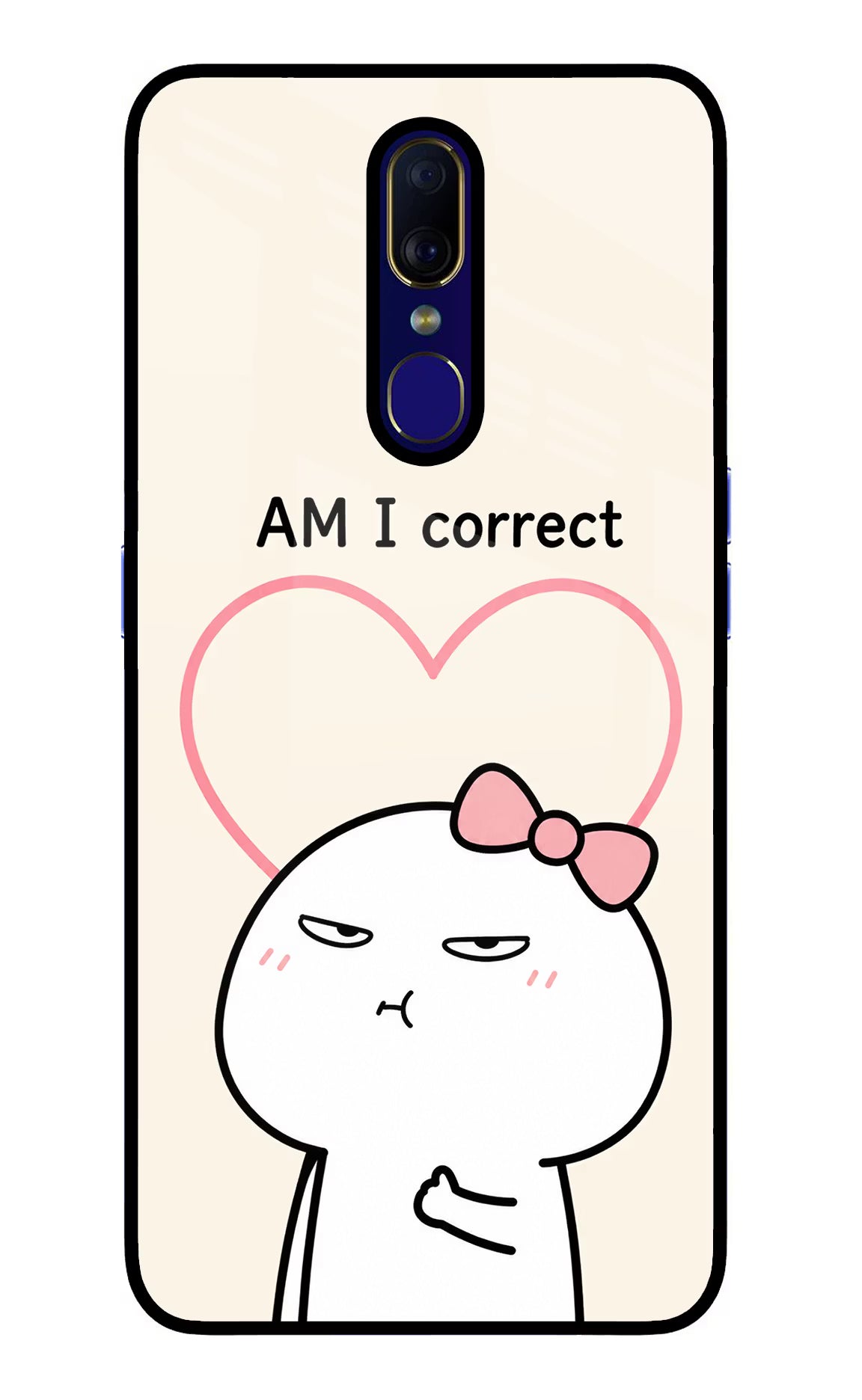 Always Right Oppo F11 Glass Case