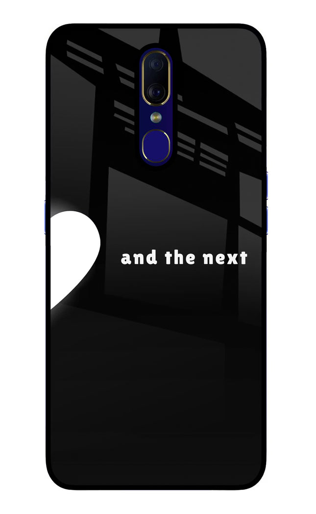 Next World Oppo F11 Glass Case Back Cover by Casekaro